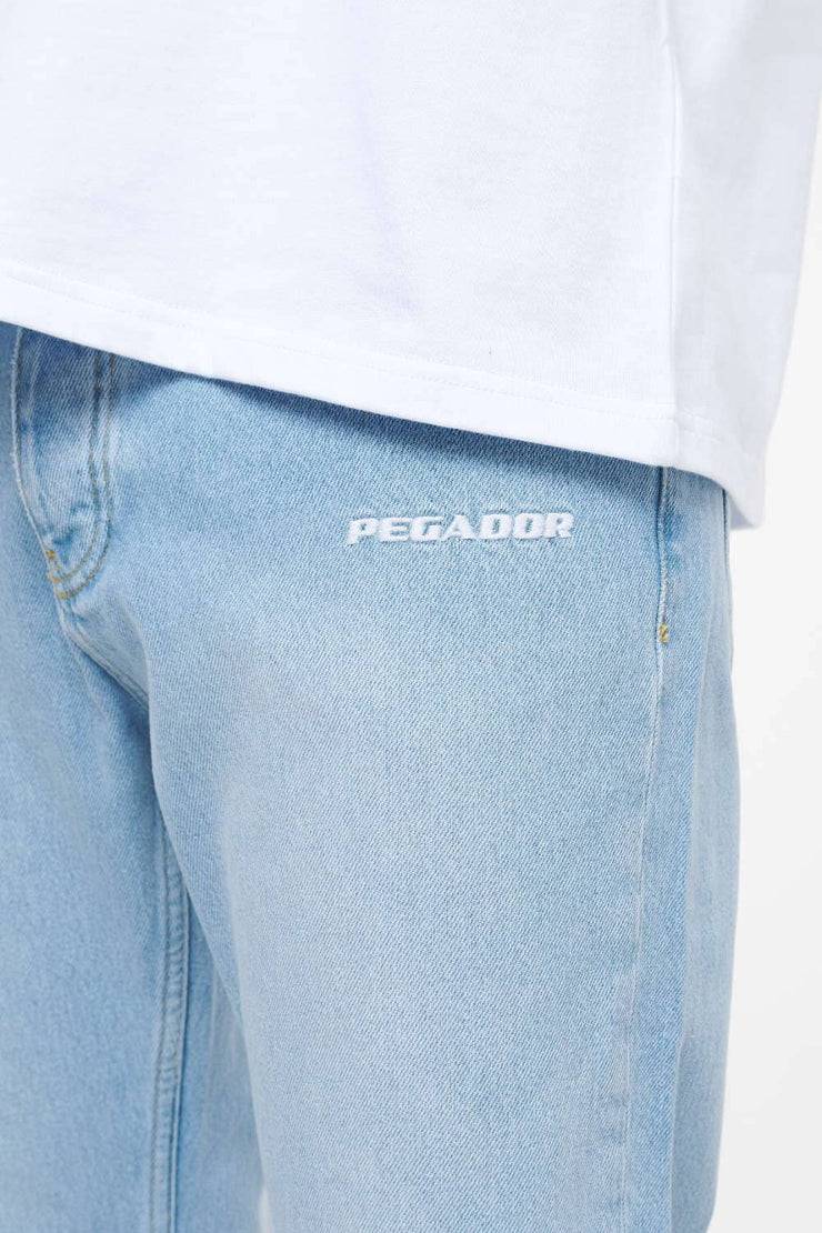 Pegador Abott Wide Jeans Washed Blue Kauf eins, bekomm eins gratis