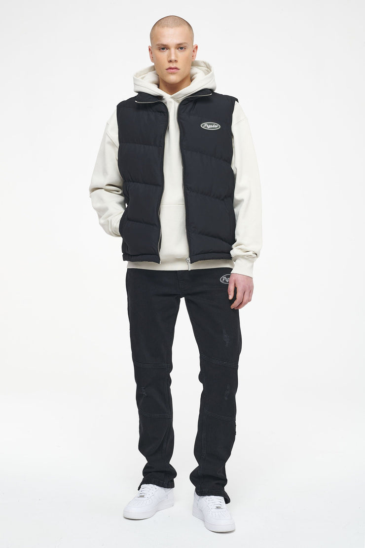 Pegador Yale Puffer Vest Black Ink Tiefpreis