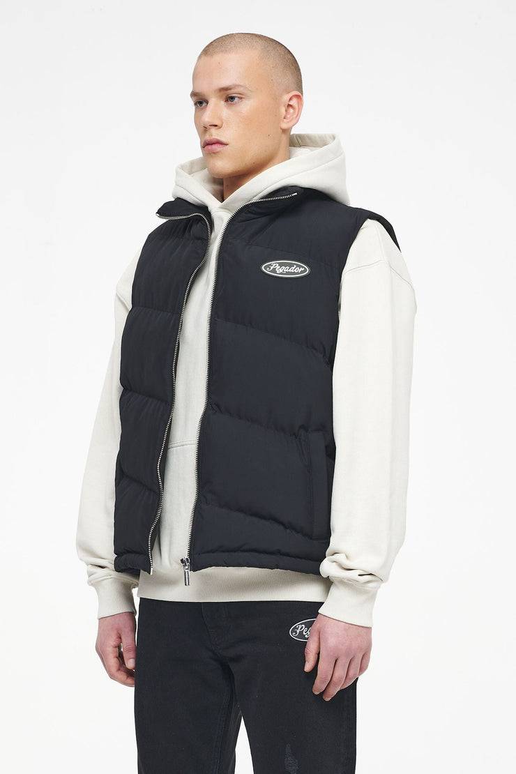 Pegador Yale Puffer Vest Black Ink Tiefpreis