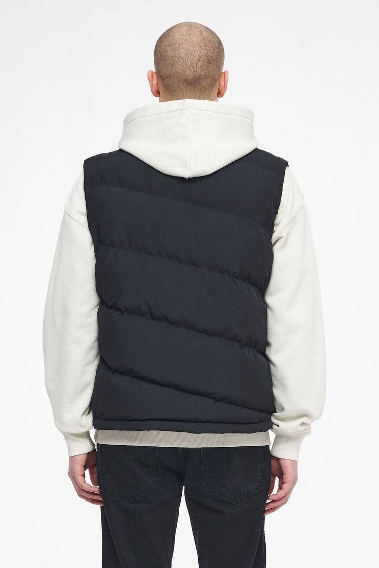 Pegador Yale Puffer Vest Black Ink Tiefpreis