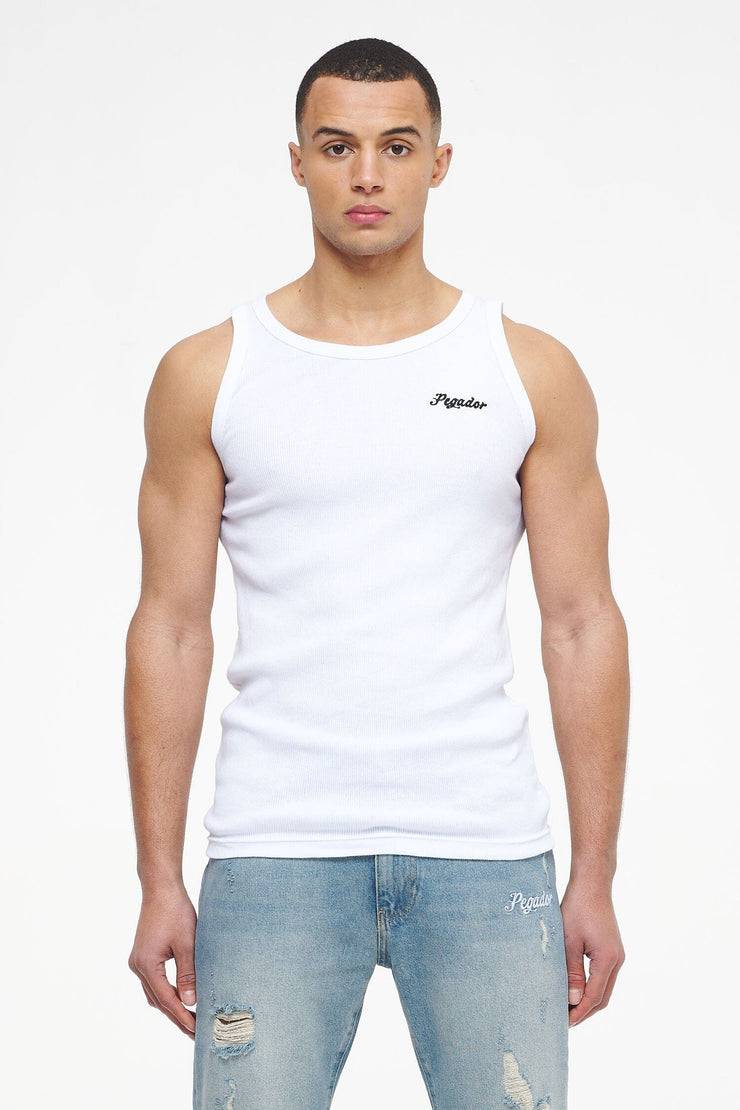Pegador Adera Rib Undershirt White Kostenlose Rückgabe