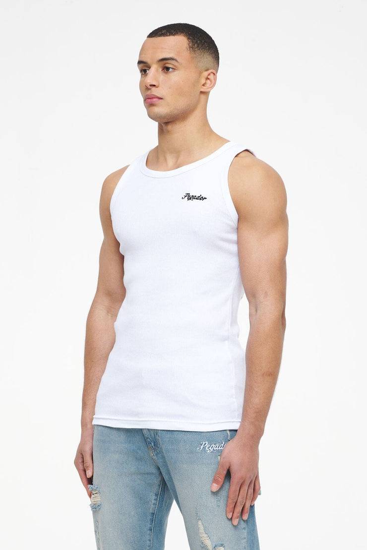 Pegador Adera Rib Undershirt White Kostenlose Rückgabe