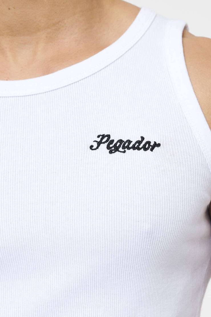 Pegador Adera Rib Undershirt White Kostenlose Rückgabe