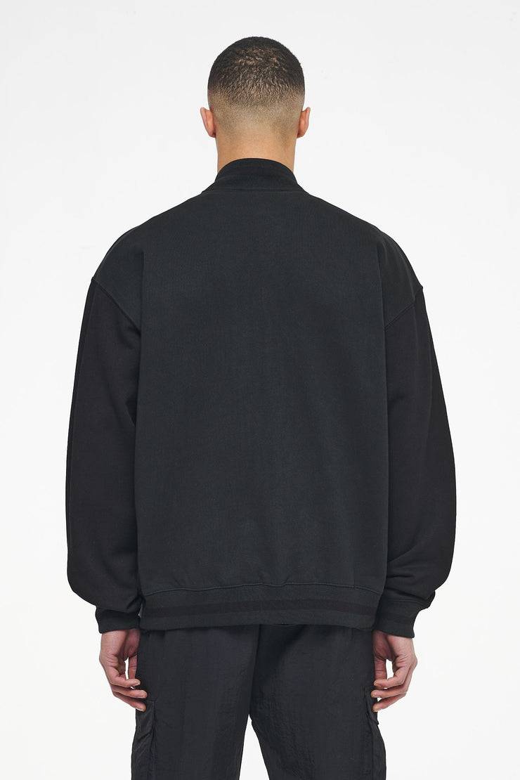 Pegador Whitney Varsity Jacket Washed Black Ink Black Begrenzte Freigabe