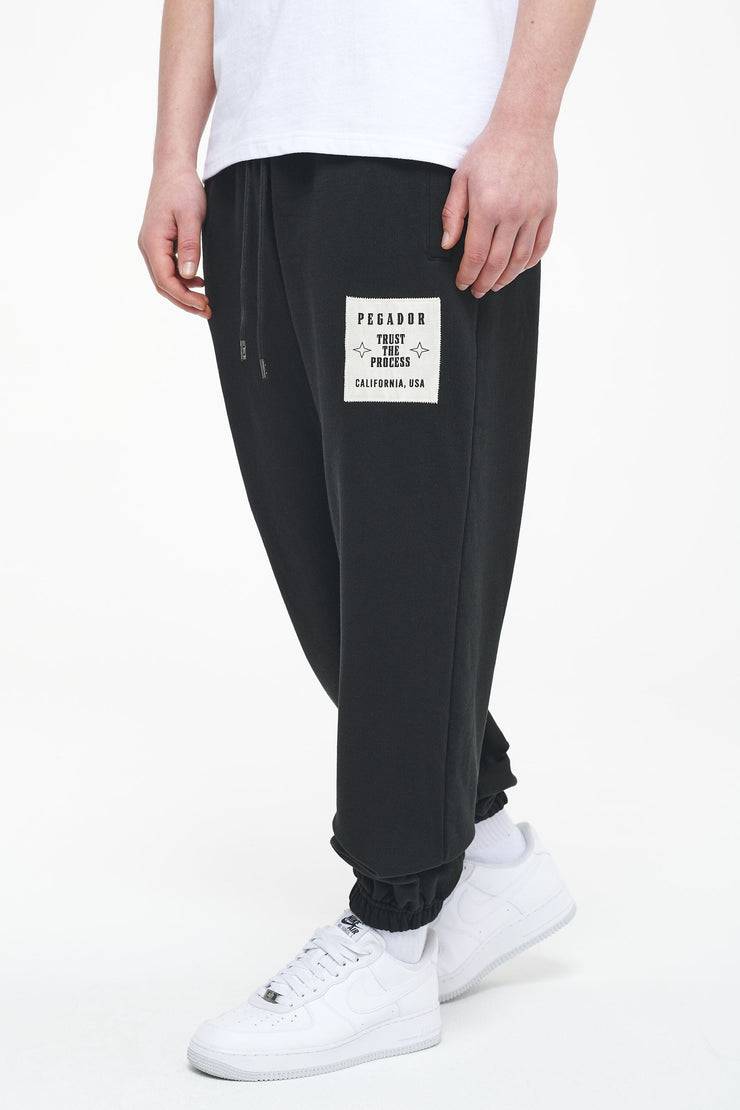 Pegador Galt Heavy Sweat Pants Vintage Washed Black Ink JETZT KAUFEN