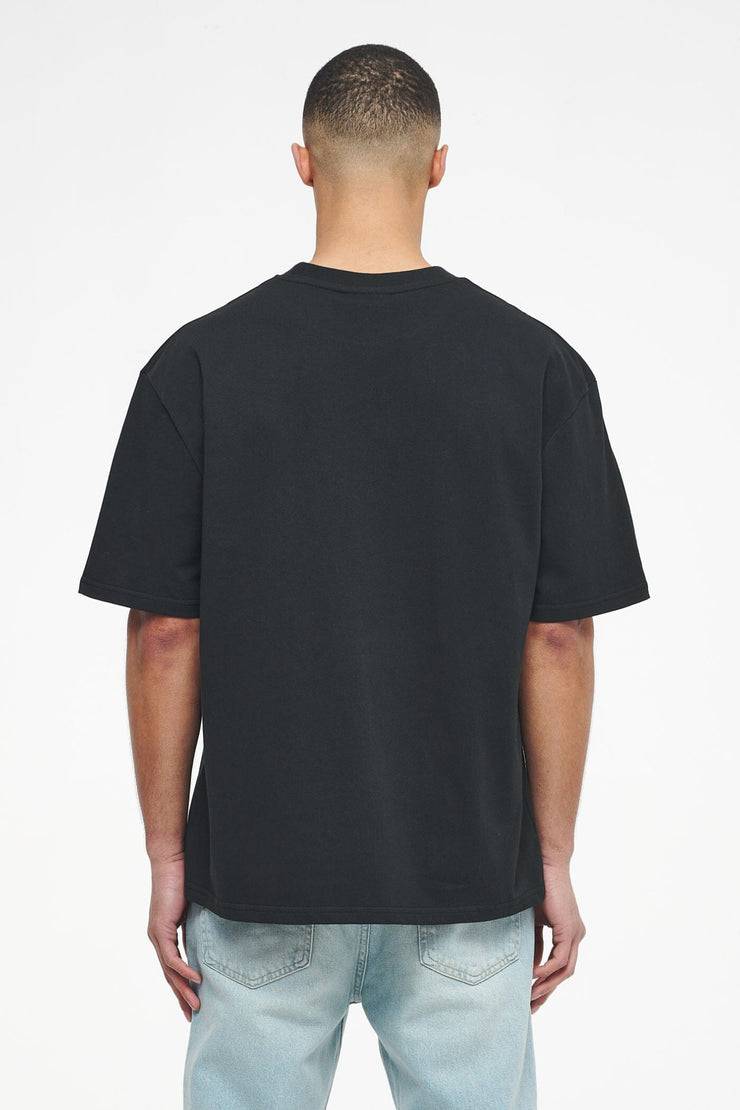 Pegador Reid Oversized Tee Vintage Washed Black Ink Neueste Stile