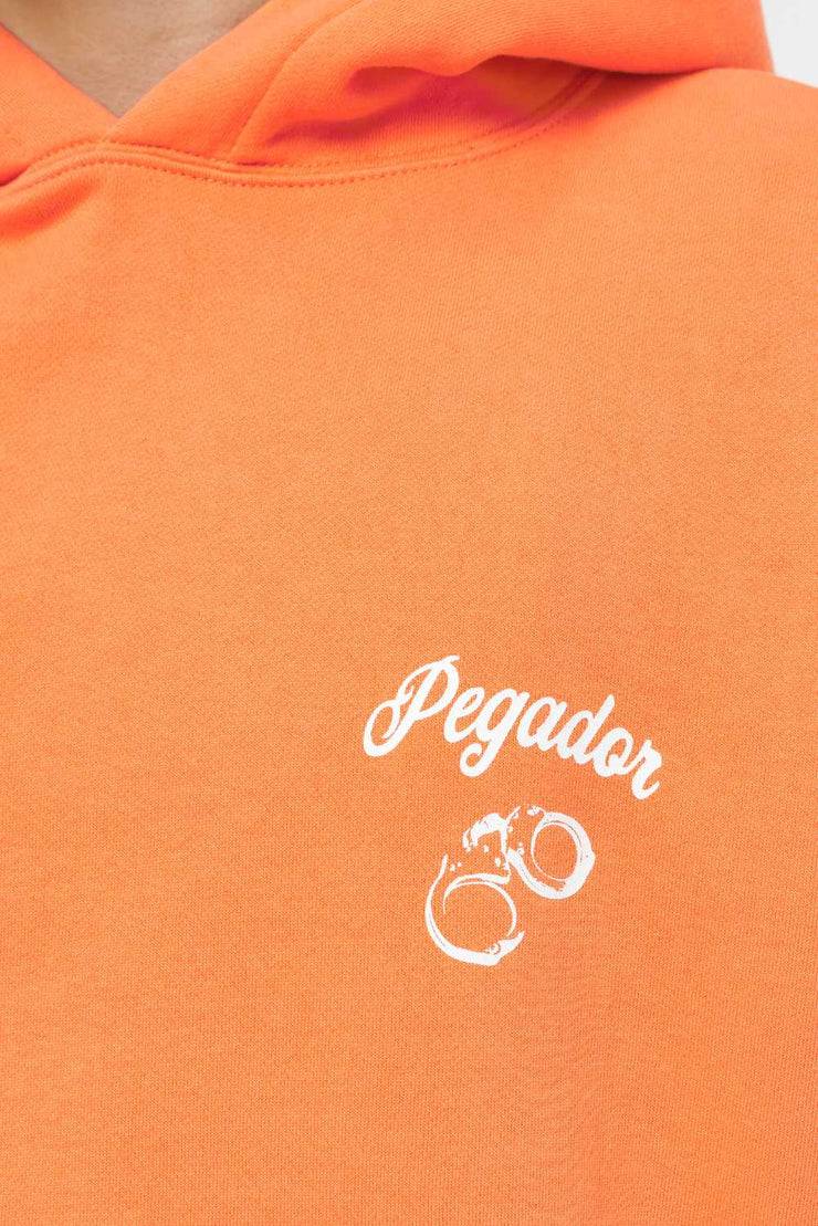 Pegador Skena Oversized Hoodie Vintage Washed Sunrise Orange Letzter Tag
