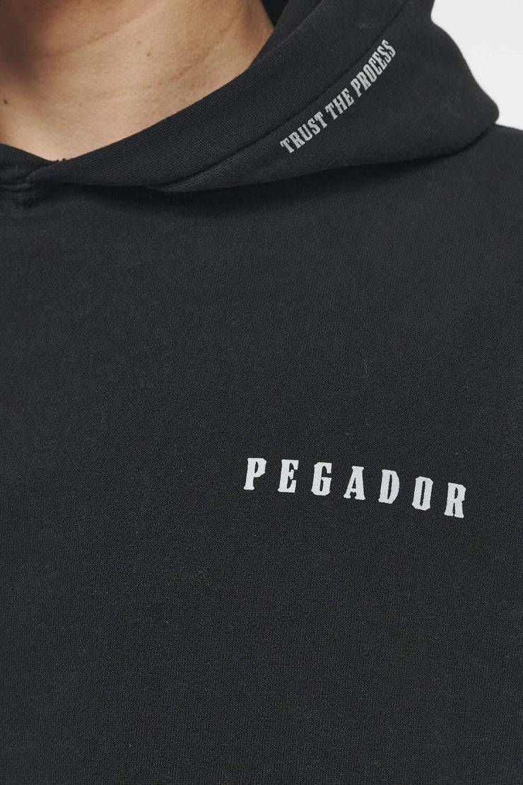 Pegador Dinmont Oversized Hoodie Vintage Washed Black Ink Bis zu 60% Rabatt