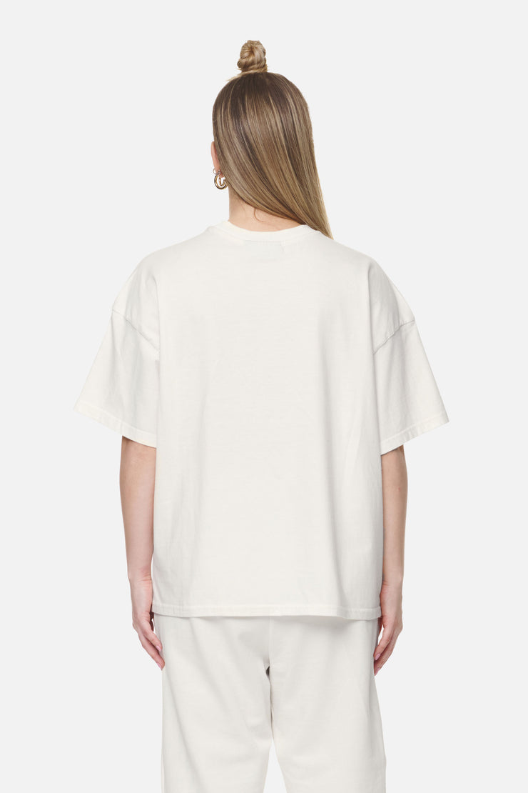 Pegador Wayruna Heavy Oversized Tee Washed Coconut Milk Bis zu 65% Rabatt