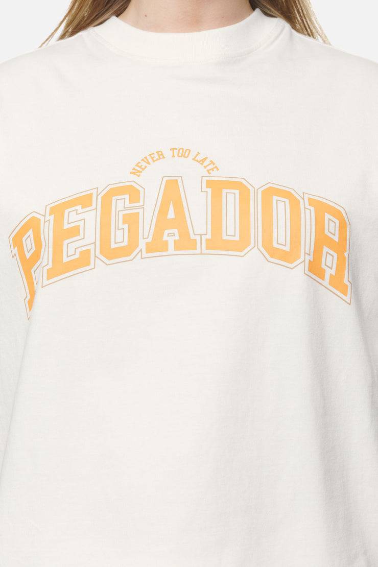Pegador Wayruna Heavy Oversized Tee Washed Coconut Milk Bis zu 65% Rabatt