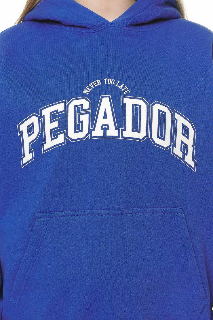 Pegador Wayruna Oversized Hoodie Washed True Blue Sonderangebot der Fabrik