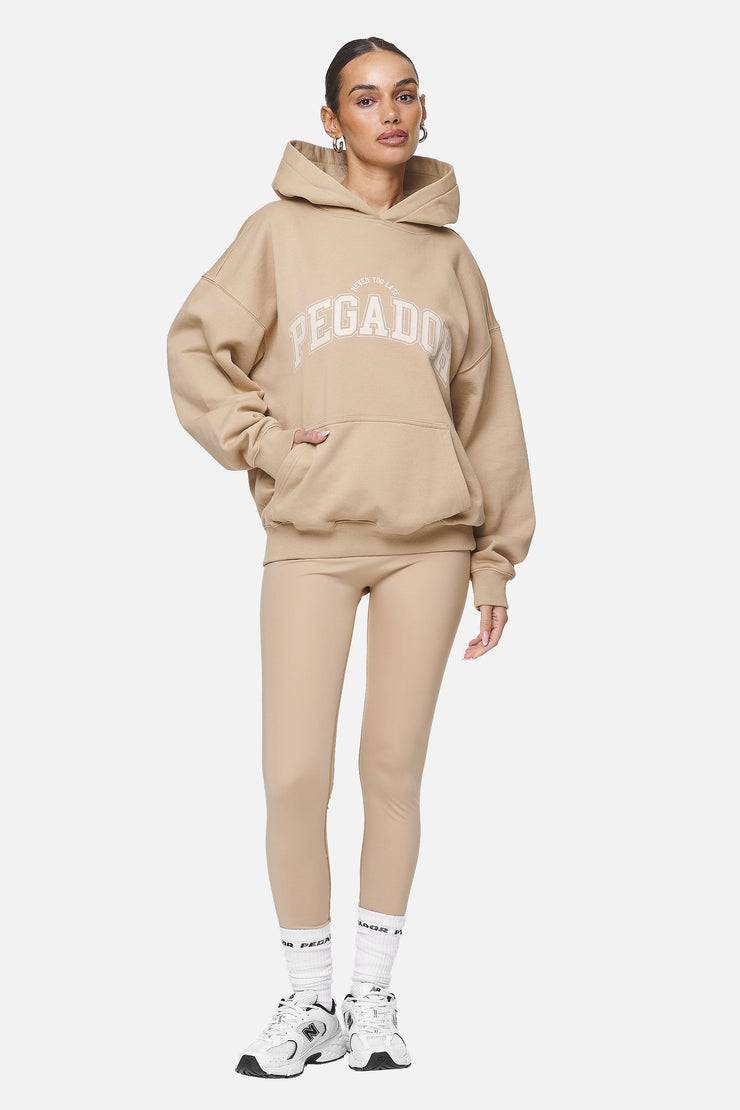 Pegador Wayruna Oversized Hoodie Washed Safari Sand Vierteljährliche Förderung