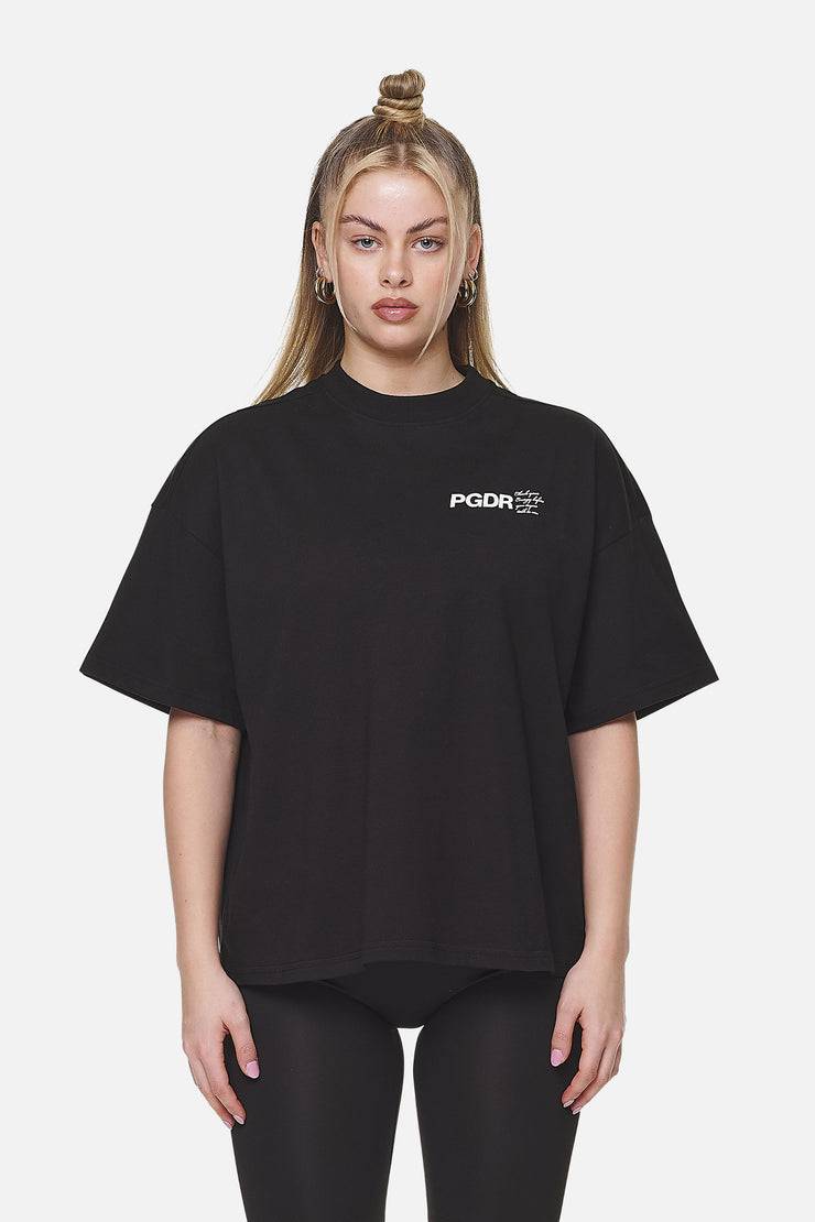 Pegador Habana Heavy Oversized Tee Black Super Rabatt