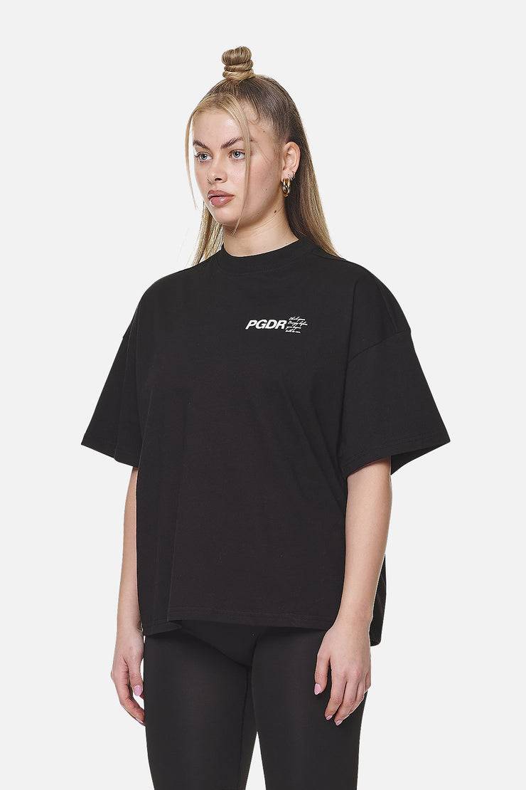 Pegador Habana Heavy Oversized Tee Black Super Rabatt