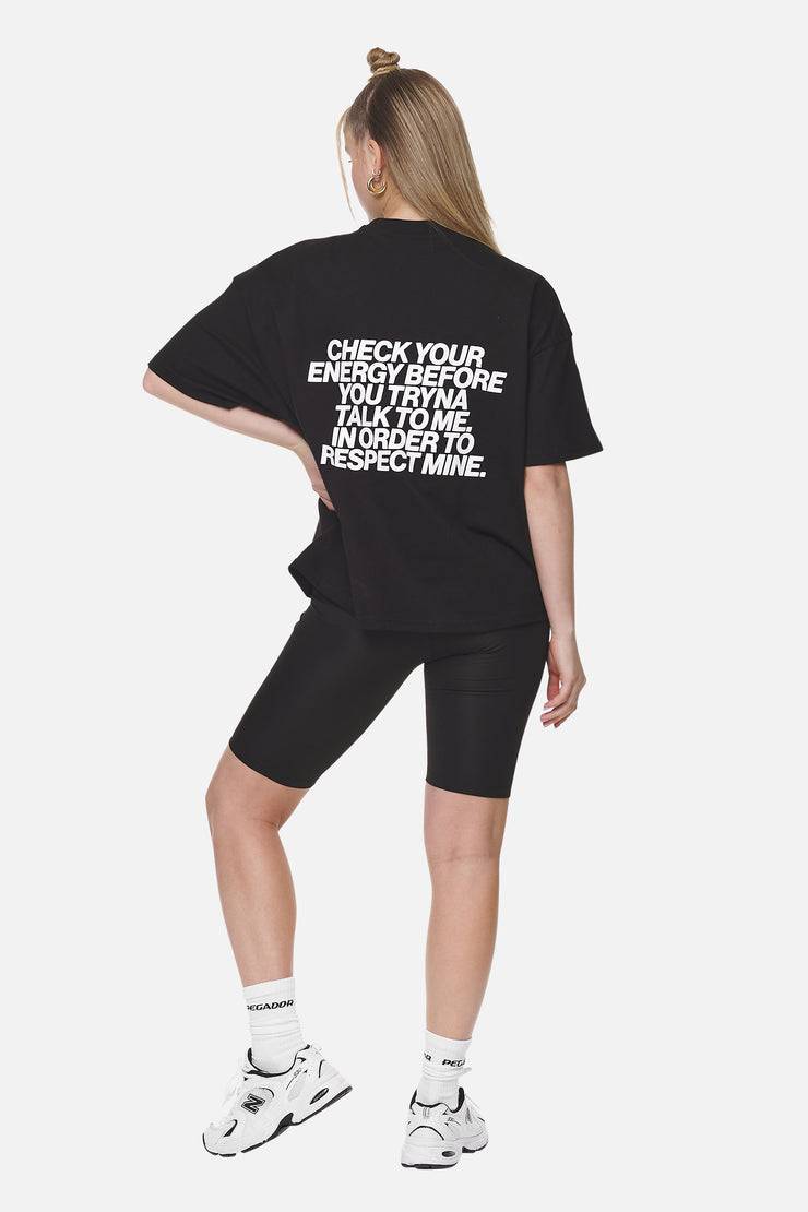 Pegador Habana Heavy Oversized Tee Black Super Rabatt