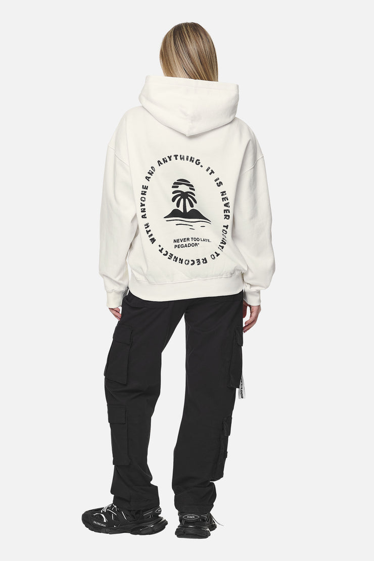 Pegador Palmyra Oversized Hoodie Washed Coconut Milk 50% Rabatt mit kostenlosem Versand