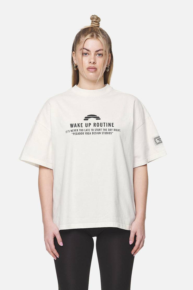 Pegador Idalia Heavy Oversized Tee Washed Coconut Milk Kostenloser Versand international