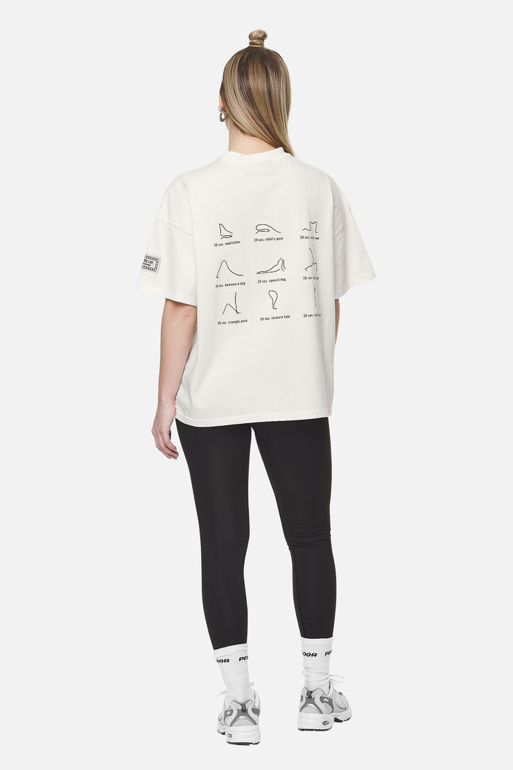 Pegador Idalia Heavy Oversized Tee Washed Coconut Milk Kostenloser Versand international