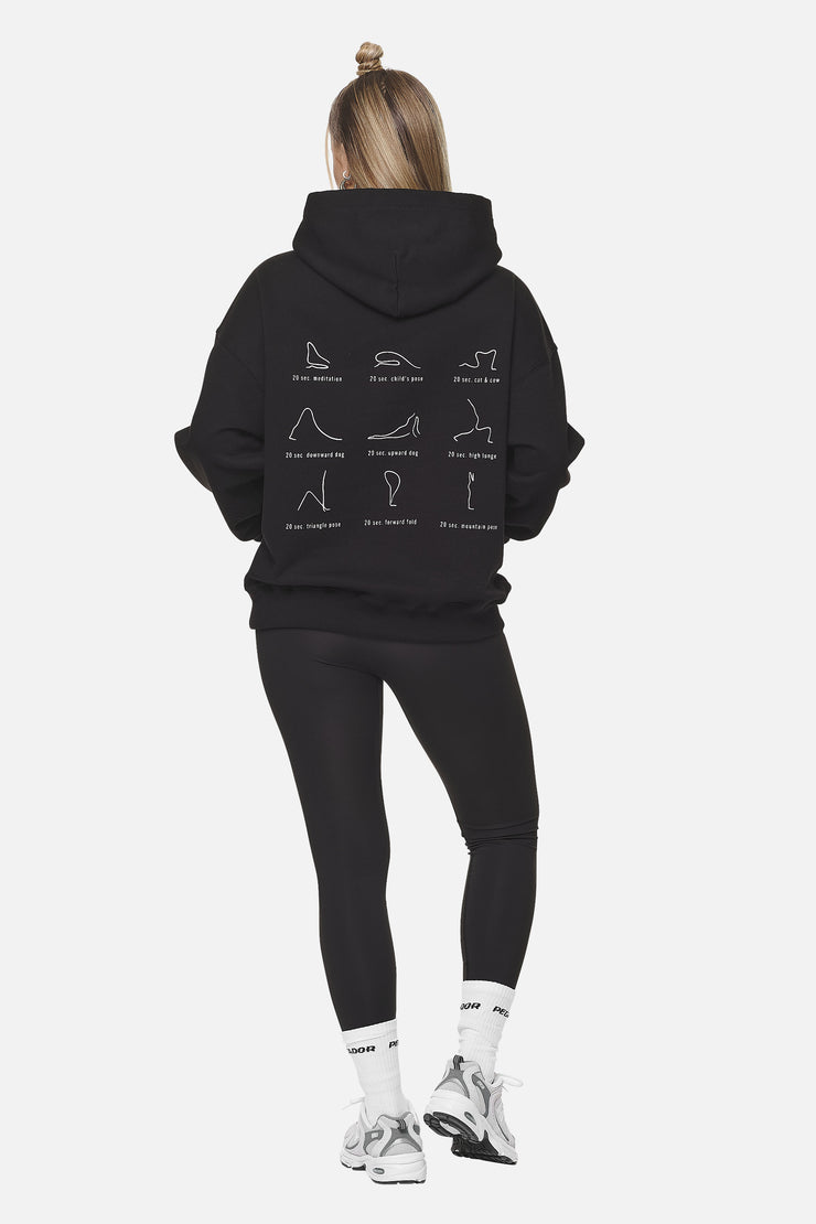 Pegador Idalia Oversized Hoodie Black Begrenzt auf 3 Tage