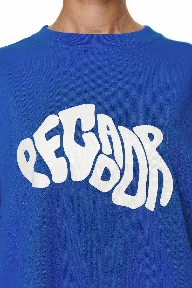 Pegador Paluma Heavy Oversized Tee Washed True Blue Im Verkauf