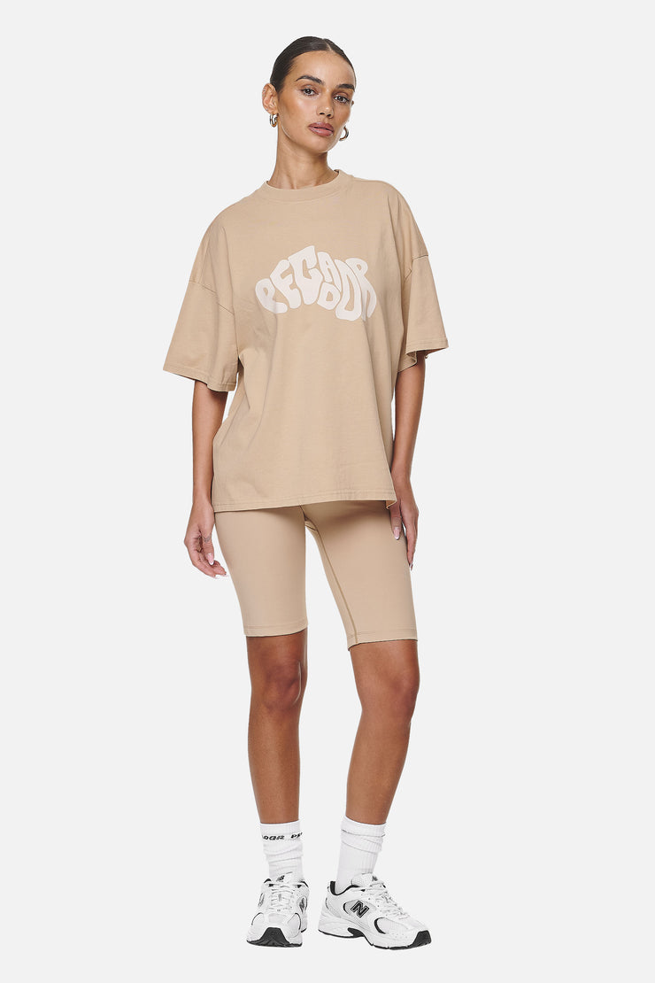 Pegador Paluma Heavy Oversized Tee Washed Safari Sand zollfrei
