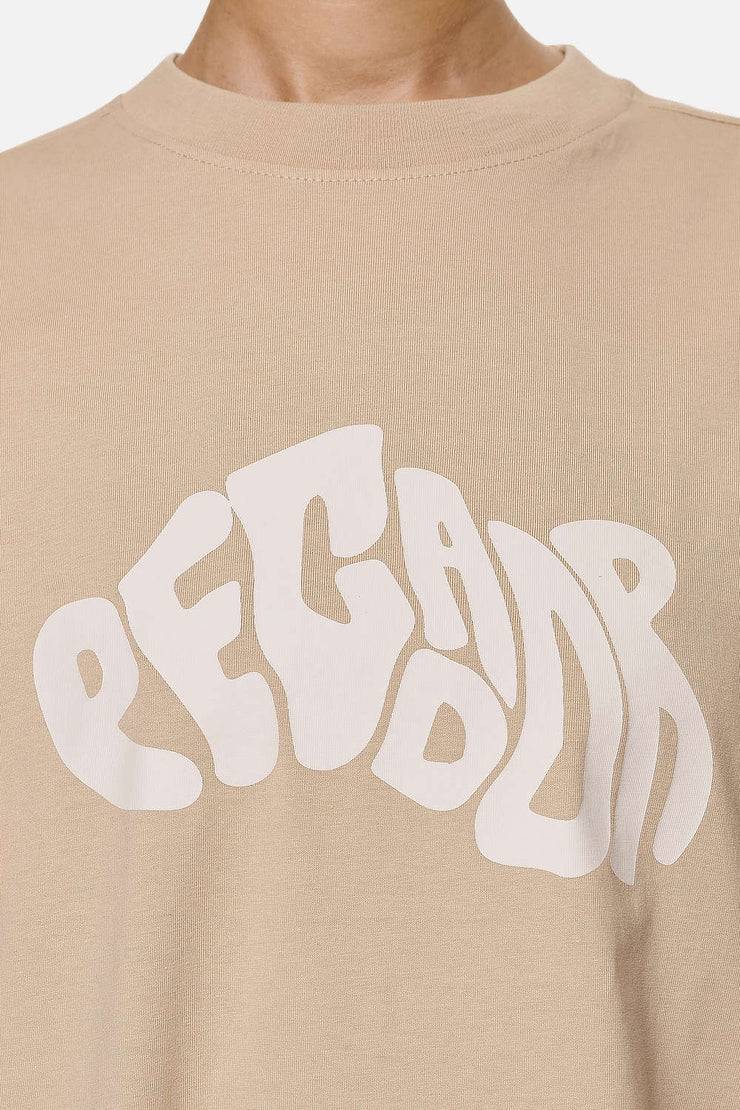 Pegador Paluma Heavy Oversized Tee Washed Safari Sand zollfrei