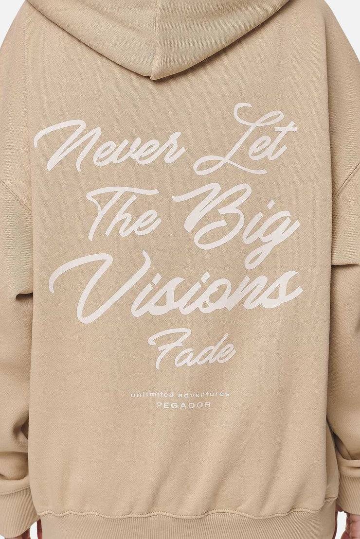 Pegador Berri Oversized Hoodie Washed Safari Sand Rabatte dieses Monats