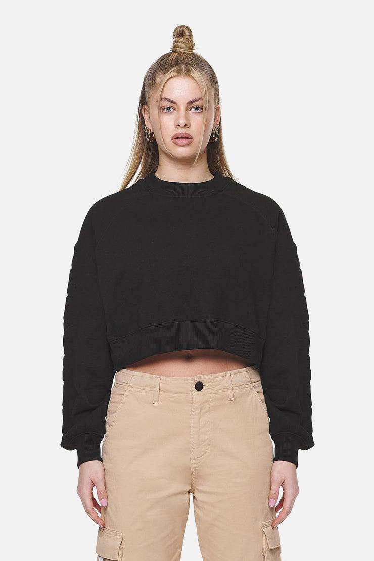 Pegador Kintore Cropped Oversized Raglan Sweater Black Angebote