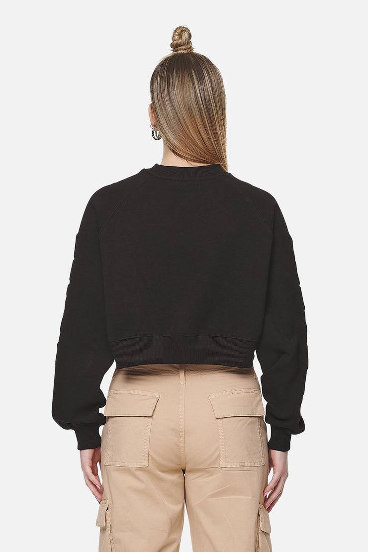 Pegador Kintore Cropped Oversized Raglan Sweater Black Angebote