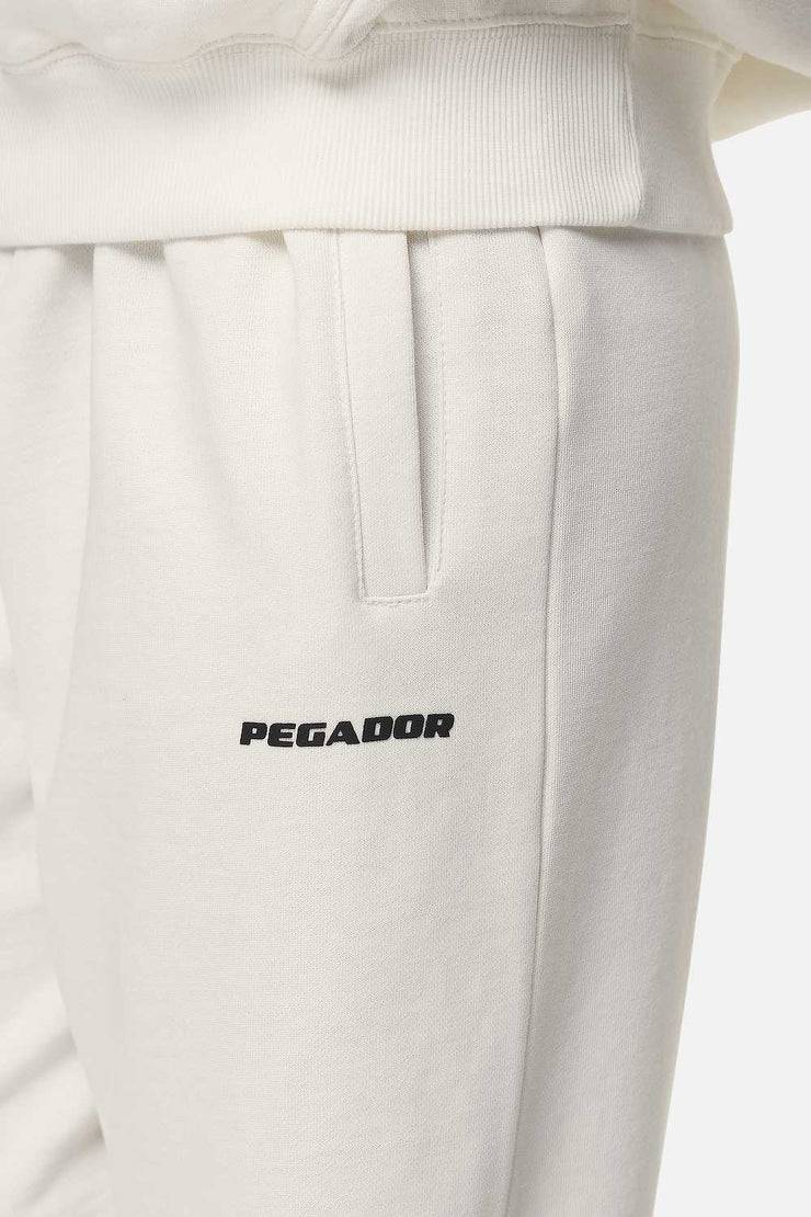 Pegador Villa High Waisted Sweat Pants Washed Coconut Milk Black Gum Kostenloser Versand