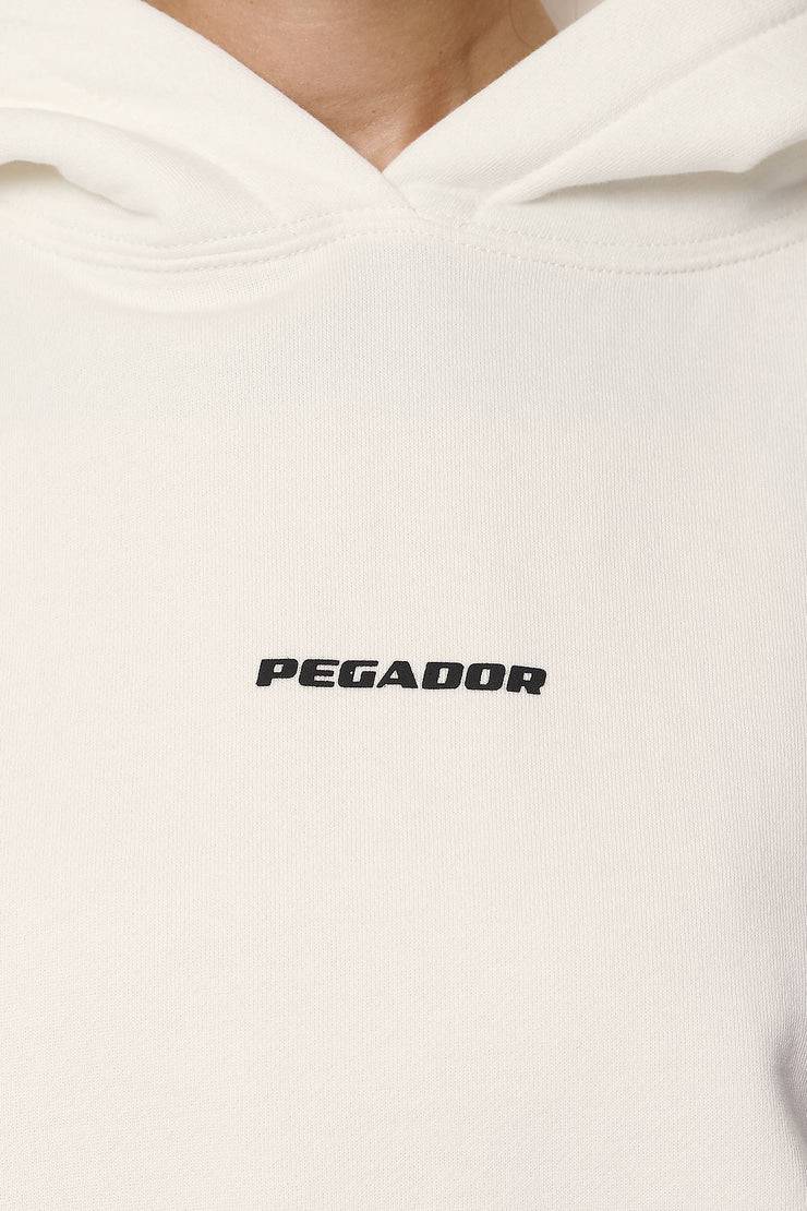 Pegador Clarita Logo Oversized Hoodie Washed Coconut Milk Black Gum Limitierter Zeitrabatt