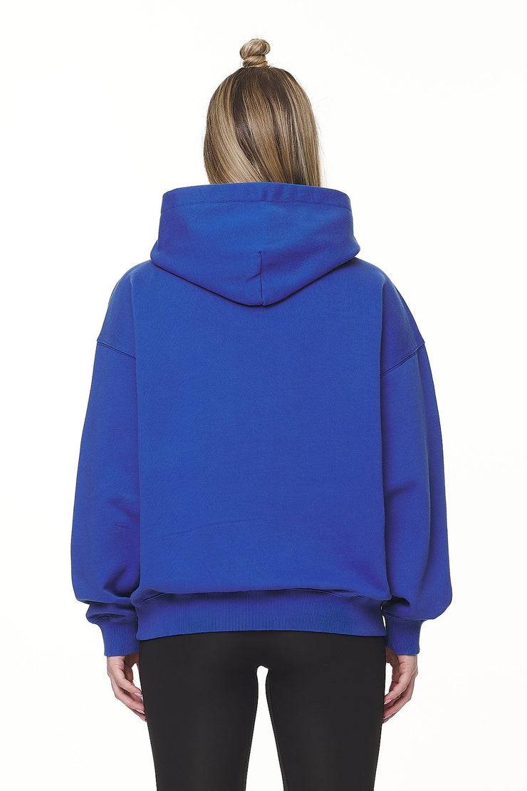 Pegador Clarita Logo Oversized Hoodie Washed True Blue White Gum Fabrik Onlineshop