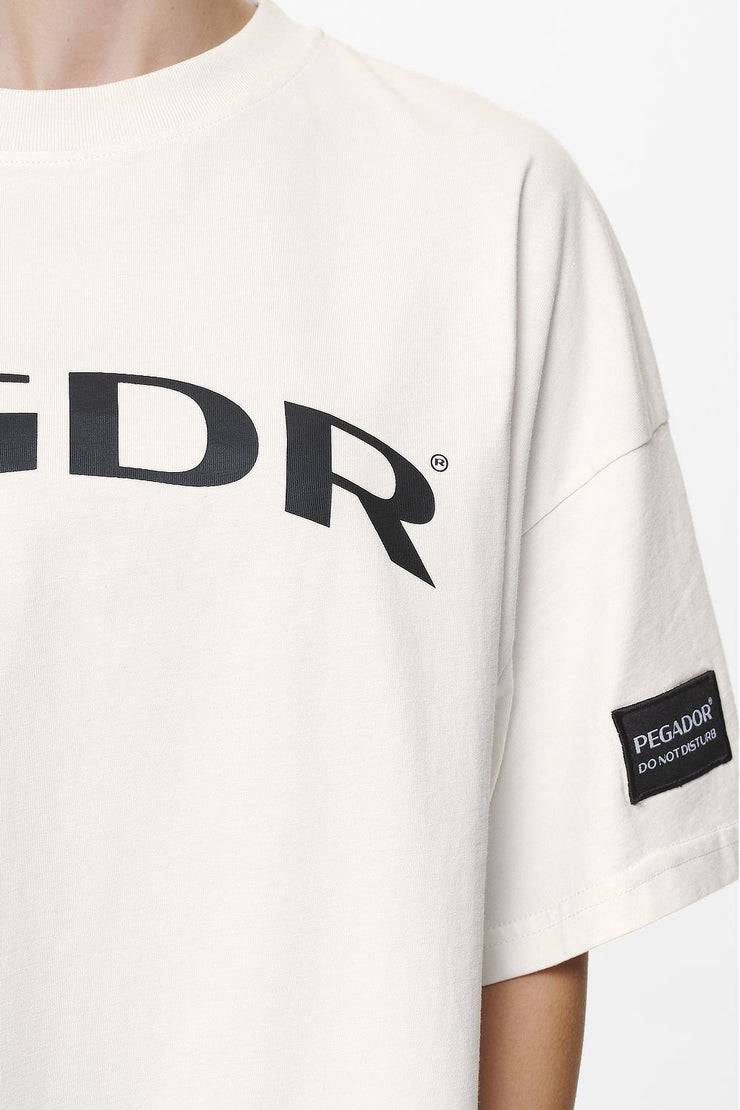 Pegador Troms Heavy Oversized Tee Washed Salty Cream Black Friday