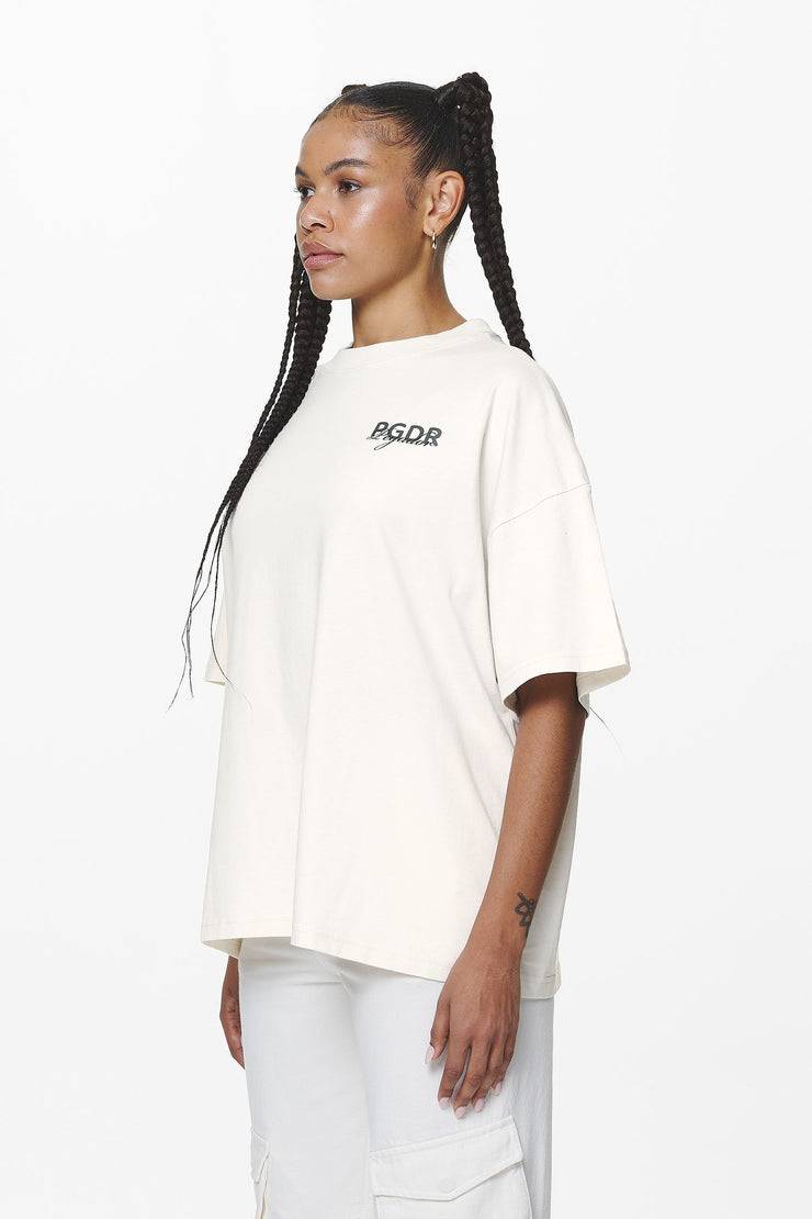 Pegador Sona Heavy Oversized Tee Washed Salty Cream Osterangebot