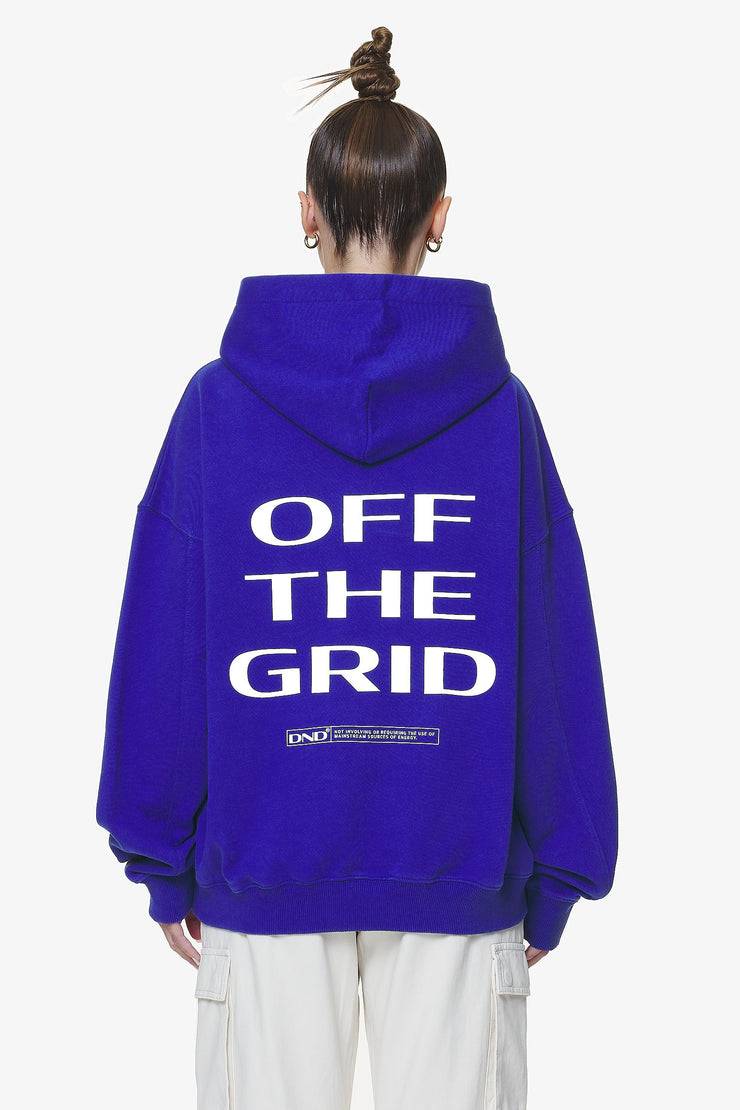 Pegador Navisk Oversized Hoodie Washed Endless Blue Neueste Mode