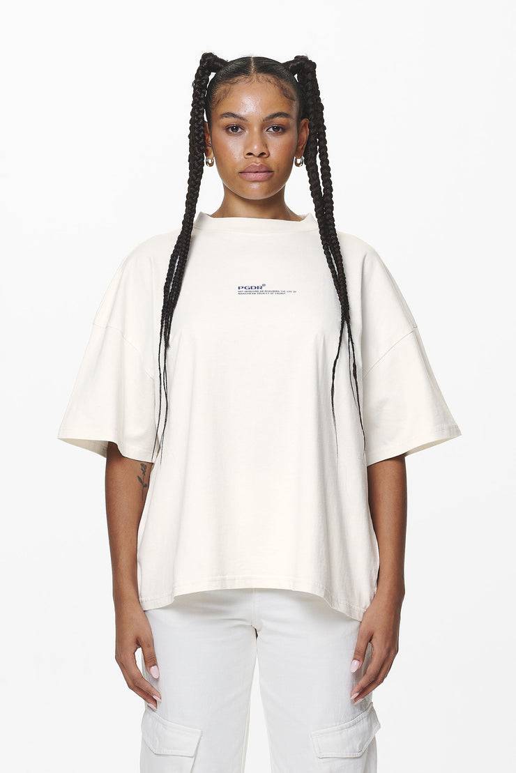 Pegador Navisk Heavy Oversized Tee Washed Salty Cream Zeitlich begrenztes Angebot