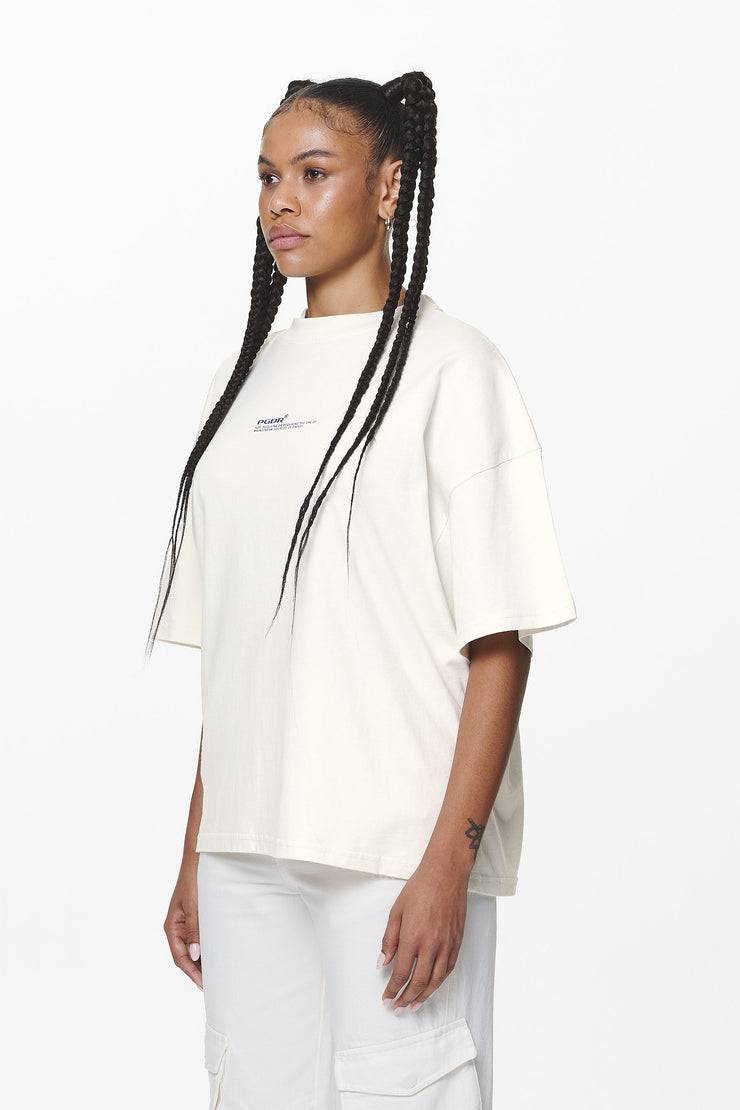 Pegador Navisk Heavy Oversized Tee Washed Salty Cream Zeitlich begrenztes Angebot