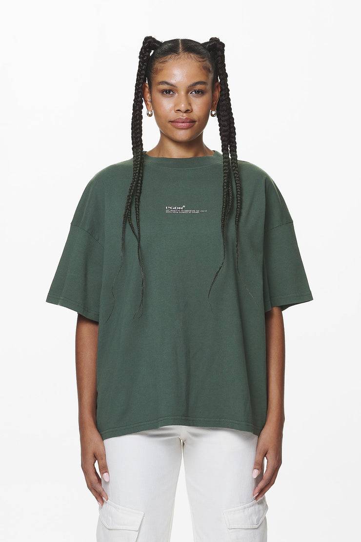 Pegador Navisk Heavy Oversized Tee Washed Sage Green Exklusive Angebote