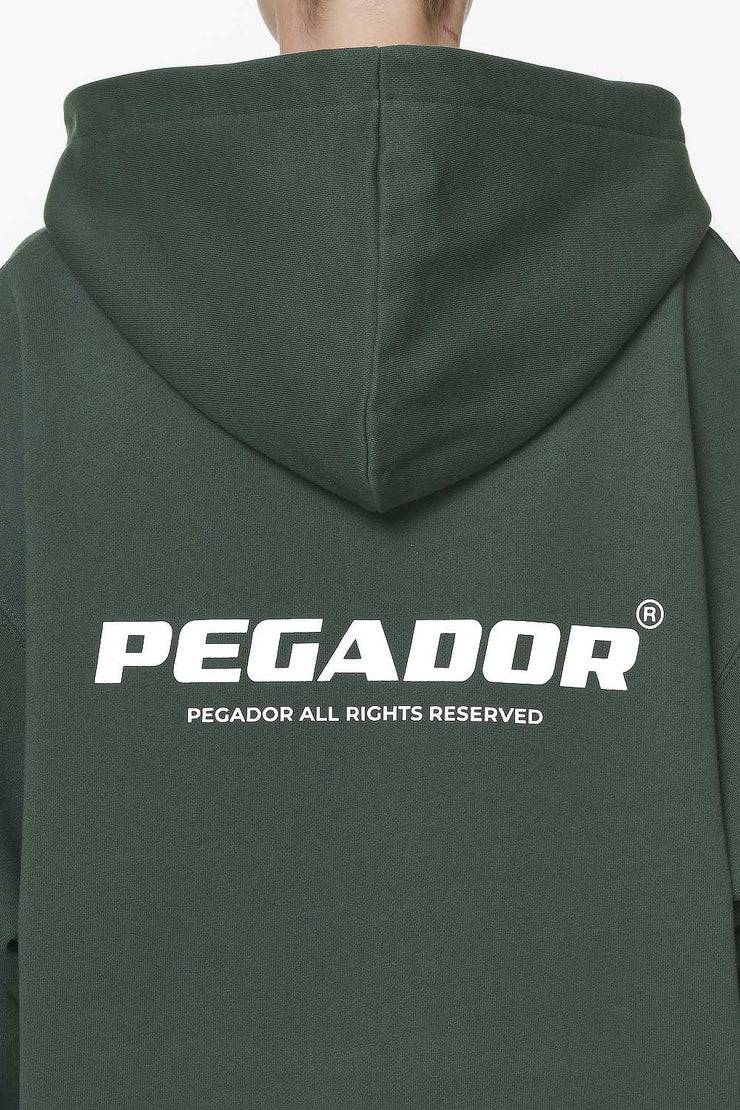 Pegador Malm Logo Oversized Hoodie Dress Washed Sage Green Tägliche Deals