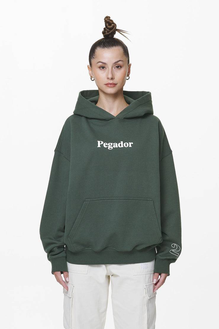 Pegador Habo Oversized Hoodie Washed Sage Green VIP-Rabatte
