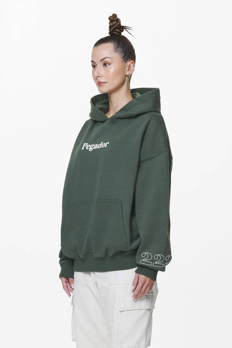 Pegador Habo Oversized Hoodie Washed Sage Green VIP-Rabatte