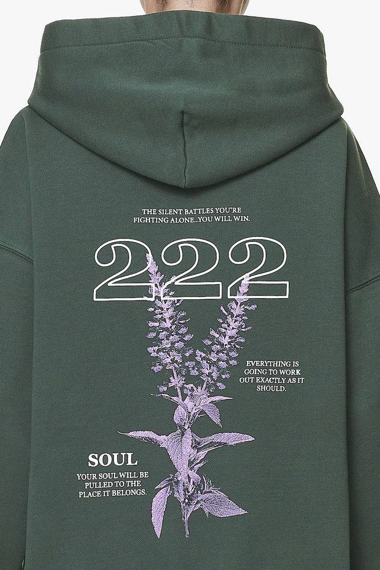 Pegador Habo Oversized Hoodie Washed Sage Green VIP-Rabatte