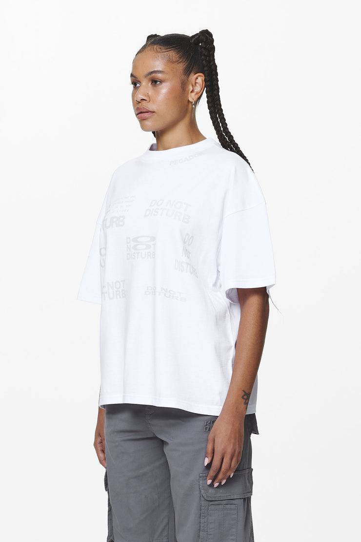 Pegador Groven Heavy Oversized Tee White Super Sparpreis