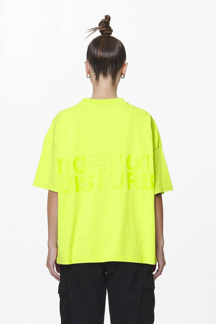 Pegador Groven Heavy Oversized Tee Washed Lime Yellow Wochenangebot