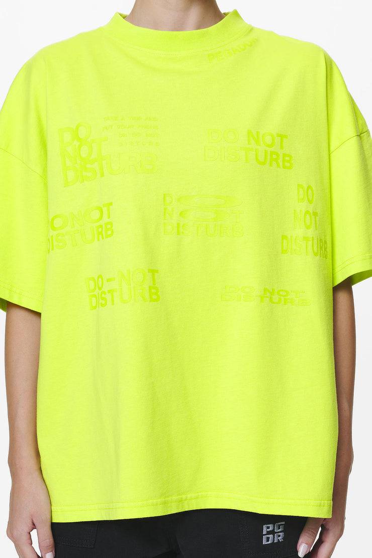 Pegador Groven Heavy Oversized Tee Washed Lime Yellow Wochenangebot