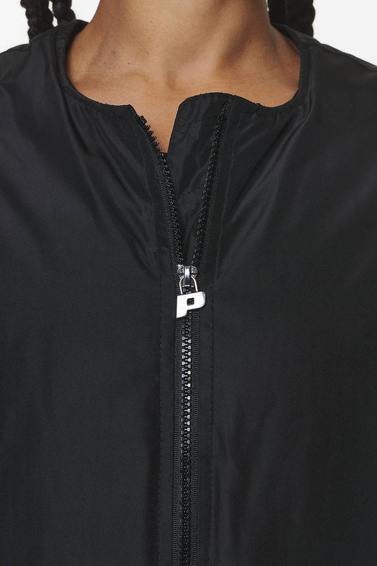 Pegador Floro Volume Puffer Bomber Jacket Black Kostenlose Rückgabe