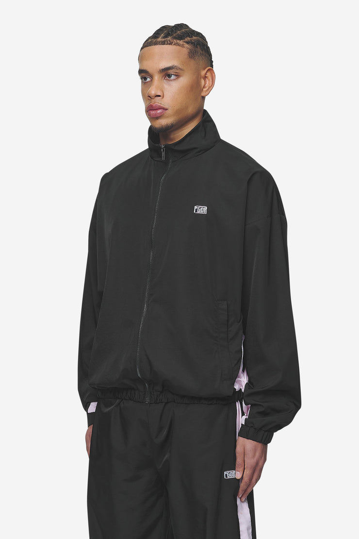 Pegador Stow Boxy Track Jacket Black Bubblegum Neueste Stile