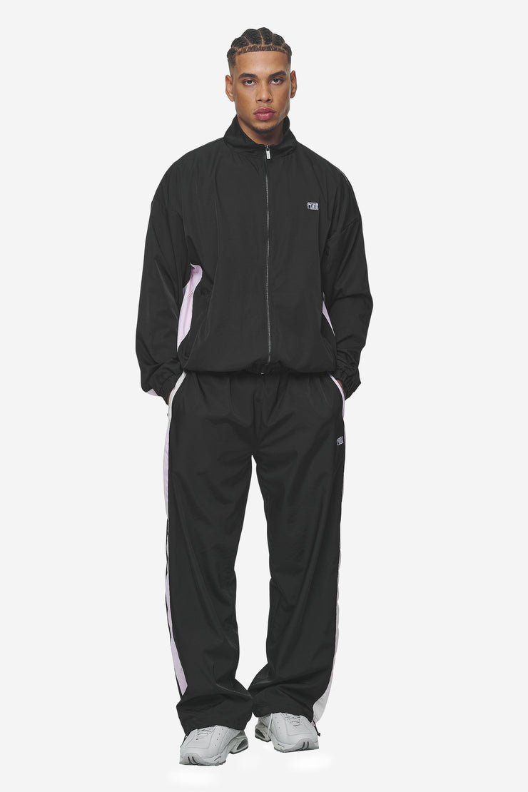 Pegador Stow Boxy Track Jacket Black Bubblegum Neueste Stile