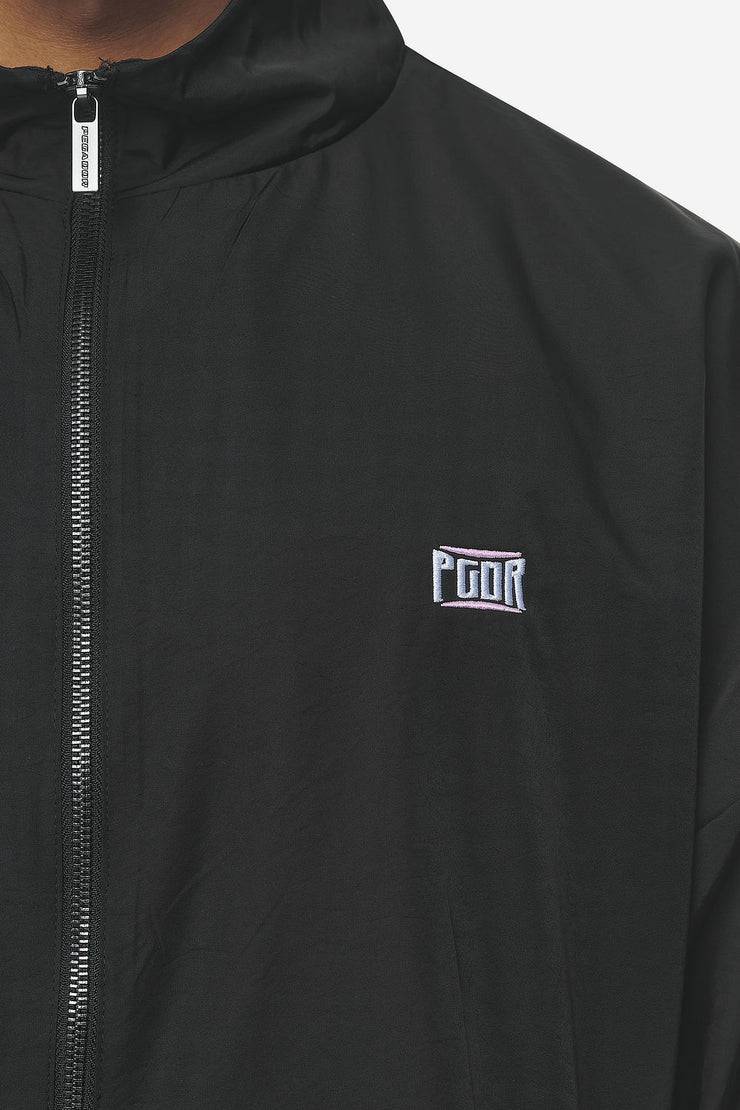 Pegador Stow Boxy Track Jacket Black Bubblegum Neueste Stile