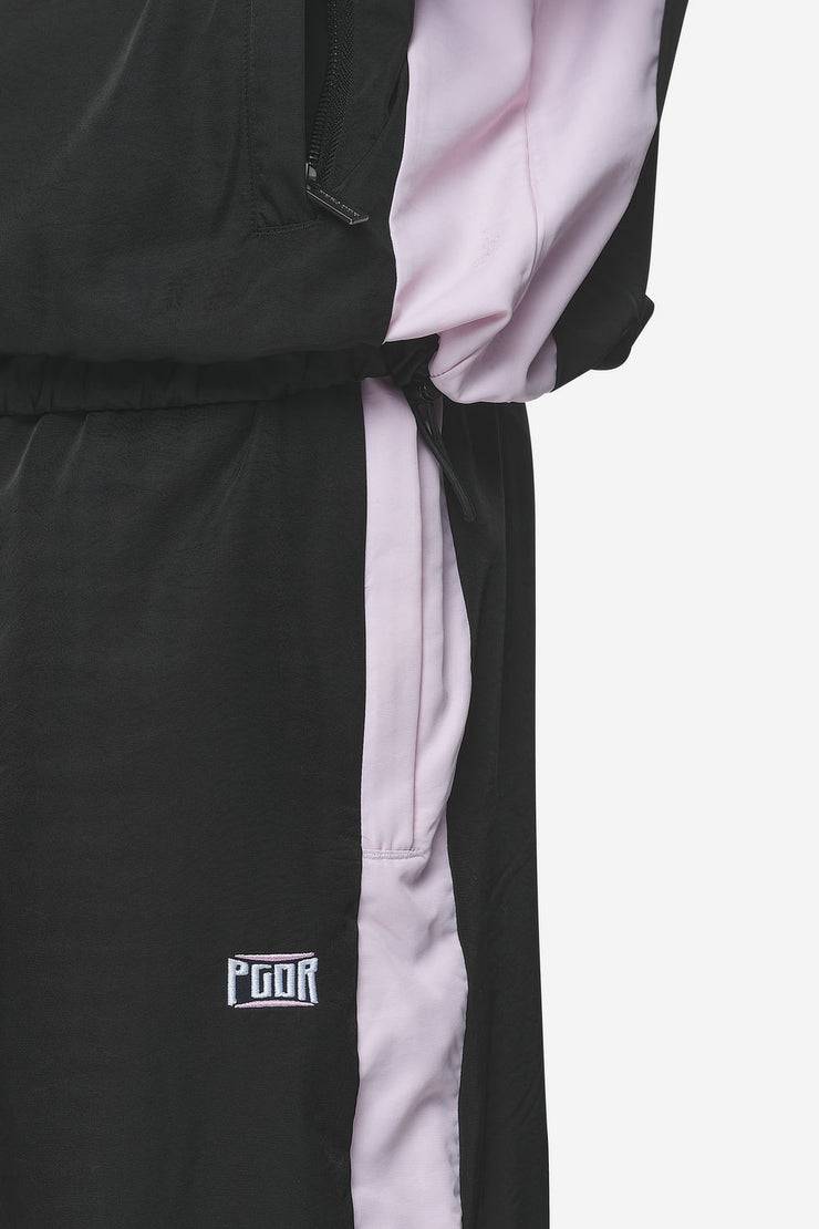 Pegador Stow Wide Track Pants Black Bubblegum Letzte 2 Tage